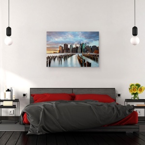 Tablou canvas - Nyc Skyline, New York, Poli, Rau, Apa, 40 x 60 cm - Img 3