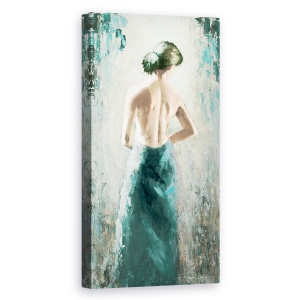 Tablou canvas - Oameni, Femeie, Pictura, Echilibru, 50 x 100 cm