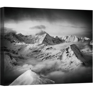Tablou canvas - Omul si Visul Lui, Mic, Minuscul, Aventura, Extrem, Aventurier, Excursie, 75 x 100 cm