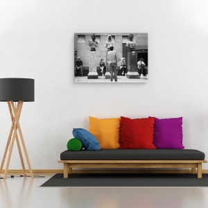Tablou canvas - Opt Caractere, Om, Femeie, Muzeu, Statuie, Paris, 60 x 90 cm - Img 2
