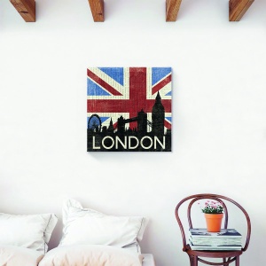Tablou decorativ canvas Orasul Londra pe pânză 60x60 cm