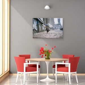 Tablou canvas - Partea Intunecata A Hamburgului, Caini, Industrie, Animale, 80 x 120 cm - Img 4