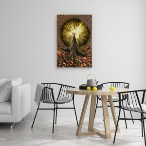Tablou canvas - Patru Secole, Stejar, Copac, Panoramic, Peste, Tronaais, 60 x 90 cm - Img 4