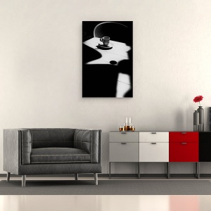 Tablou canvas - Pauza De Cafea, Ceasca, Ceai, Bucatarie, Lingura, Farfurie, 40 x 60 cm - Img 2