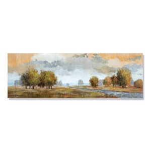 Tablou Canvas - Peisaj, Natura, Rau,Toamna, 50 x 150 cm