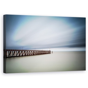 Tablou decorativ canvas cu pilon marin din Blankenberge