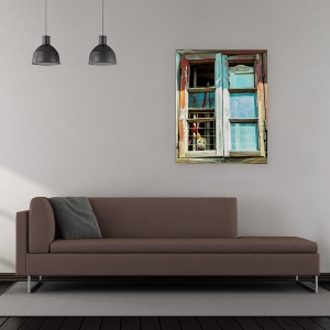 Tablou canvas - Pisicile Dragute, Pet, Animal, Fereastra, 60 x 75 cm - Img 2