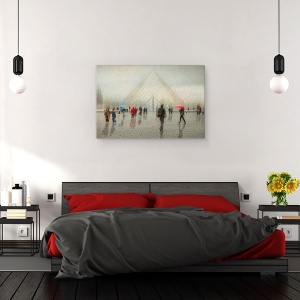Tablou canvas - Ploaie In Paris, Franta, 60 x 90 cm - Img 3
