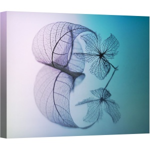 Tablou canvas - Povestea Frunzelor si A Florilor, Violet, Frunza, Floare, 60 x 80 cm