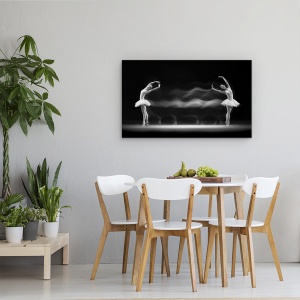 Tablou canvas - Poza Dubla, Balerina, Balet, Dansatoare, 50 x 80 cm - Img 4