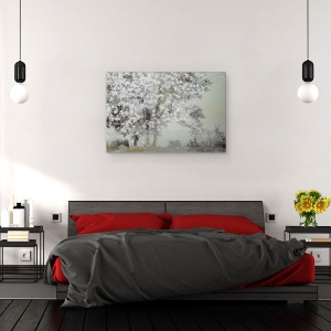 Tablou canvas - Primavara, Inflorire, Pictor, Ilustratie, Copac, 60 x 90 cm - Img 3