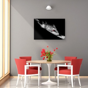 Tablou canvas - Prins In Pacat, Schi, Freeride, Zapada, Tignes, Franta, 60 x 90 cm - Img 4