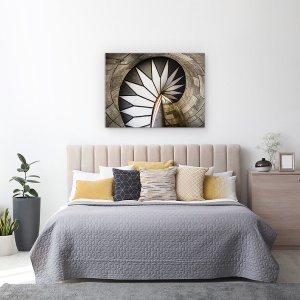 Tablou canvas - Privind Catre Sus, Wendeltreppe, Stuttgart, Scara, Circular, Castel, Altes, 75 x 100 cm - Img 3