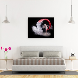 Tablou canvas - Pulbere De Ceata, Praf, Faina, Gimnastica, Acrobat, 60 x 75 cm - Img 3