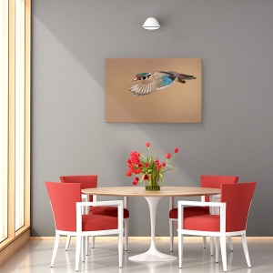 Tablou canvas - Rata De Lemn, Pasare, Zbor, 60 x 90 cm - Img 4