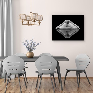 Tablou canvas - Reflectia Balerinei, Balet, Dansatoare, Reflectie, 60 x 75 cm - Img 4