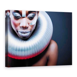 Tablou Canvas - Regina De Gheata, Portret, Moda, Metal, 75 x 100 cm