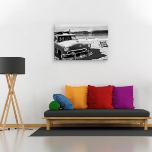Tablou canvas - Regula Veteranilor, Surf, California, Lemnos, Surferi, Valuri, 80 x 120 cm - Img 2