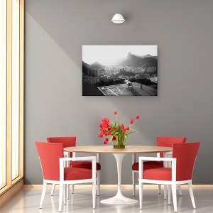 Tablou canvas - Rio, Elicopter, Heliport, Aterizat, Persoana, Figura, 60 x 90 cm - Img 4