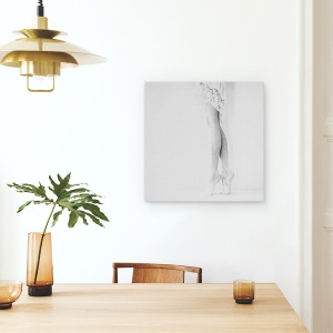 Tablou canvas - Rochie, Dantela, Rochie, Stare De Spirit, Sentiment, Delicata, 60 x 60 cm - Img 4