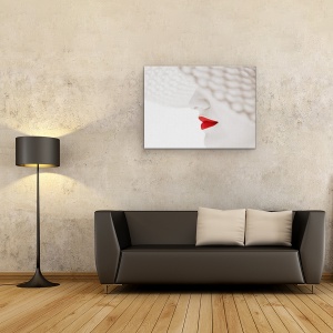 Tablou canvas - Rosu, Buze, Romantism, Gura, 60 x 80 cm - Img 2