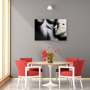 Tablou canvas - Rupt, Crapat, Rupt, Sfasiat, Uzat, Degradare, 60 x 90 cm - Img 4