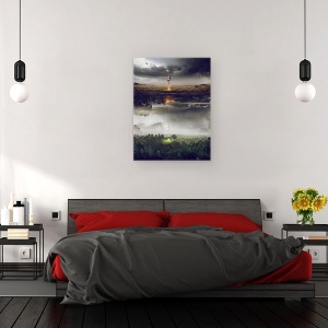 Tablou canvas - Salveaza Lumea, Persoana, Peisaj, Speranta, Jungla, 50 x 70 cm - Img 3