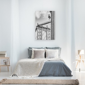 Tablou canvas - Scurtatura Catre Brooklyn, Manhattan, Pod, Fereastra, Curatenie, 40 x 60 cm - Img 3