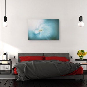 Tablou canvas - Senin, Moale, Turcoaz, Inflorire, 60 x 90 cm - Img 3