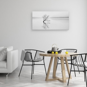 Tablou canvas - Serenitate, Peisaj, Lac, Copac, Wanaka, Noua Zeelanda, 50 x 100 cm - Img 4
