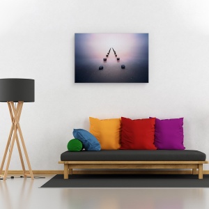 Tablou canvas - Singur In Liniste, Peisaj Marin, Matasos, Laptos, 80 x 120 cm - Img 3