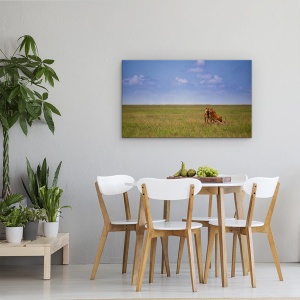 Tablou canvas - Spatele Meu, Salbatic, Natura, Animale, 50 x 80 cm - Img 4