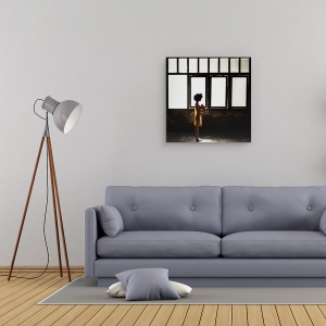 Tablou canvas - Speranta, Buchet, Flori, Rosu, Trandafiri, 60 x 60 cm - Img 2