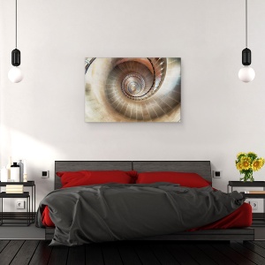 Tablou canvas - Spirala, Scara, Trepte, Vartej, Model, 40 x 60 cm - Img 3