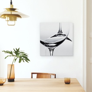 Tablou canvas - Sticla, Abstract, Doua, Bucatarie, Natura Moarta, 90 x 90 cm - Img 4