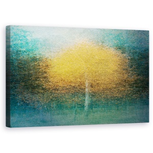 Tablou Canvas - Tanar La Inima, Copac, Toamna, Suedia, Pictorial, Padure, 50 x 80 cm