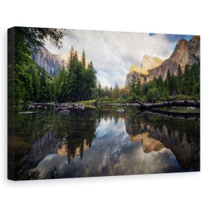 Tablou canvas - Timp, Yosemite, Cer, Peisaj, California, Munte, 40 x 60 cm