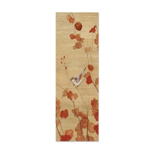 Tablou Canvas - Toamna, Frunze, Pasare, 30 x 90 cm
