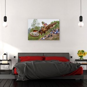 Tablou canvas - Tony Cairoli Look, Bici, Deschidere, 40 x 60 cm - Img 3
