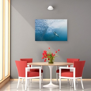 Tablou canvas - Vanator Si Vanat, Scalar, Peste, Vanatoare, 60 x 90 cm - Img 4
