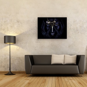 Tablou canvas - Vantul Lui Nagual, Intuneric, Punct, Regina, Rege, 75 x 100 cm - Img 2