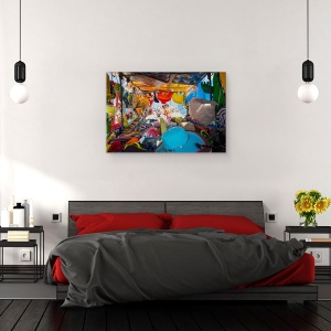 Tablou canvas - Vara Italiana, Italia, Vara, Plaja, Mare, Culoare, 80 x 120 cm - Img 3