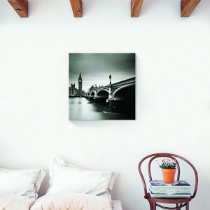 Tablou decorativ vintage London pe canvas 60x60 cm