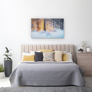 Tablou canvas - Vis Tacut, Austria, Woodquater, Austria De Jos, Iarna, Nieder, 50 x 80 cm - Img 3