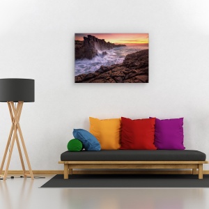 Tablou canvas - Zid langa mare, Peisaj, Australia, Peisaj, Apa, 60 x 90 cm - Img 2