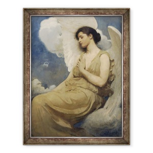 Tablou inramat - Abbott Handerson Thayer - Figurina cu aripi, 60 x 80 cm