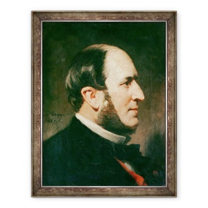 Tablou inramat - Adolphe Yvon - Baronul Georges Eugene Haussmann 1809-91 1867, 70 x 90 cm