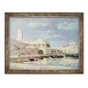 Tablou inramat - Albert-Charles Lebourg - Portul din Alger, 70 x 90 cm