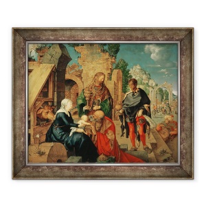 Tablou inramat - Albrecht Durer - Adorarea magilor, 50 x 60 cm