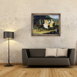 Tablou inramat - Aleksandr Pavlovich Bryullov - A Run, 60 x 80 cm - Img 2